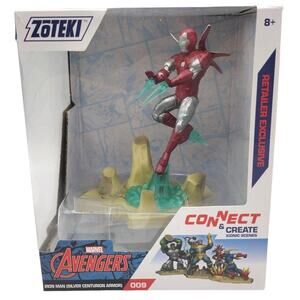Iron Man Silver Centurion Avengers Zoteki Series 1 4" Action Figure NEW Marvel